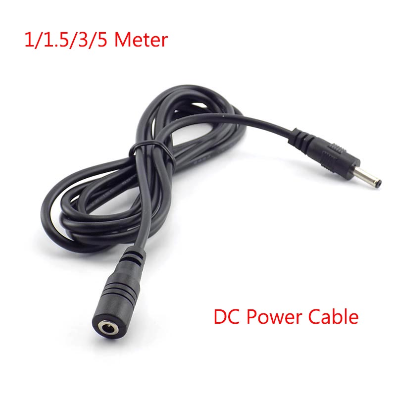 Cable Extension 3.5 - 1/1.5/3/5 متر ذكر أنثى تيار مستمر