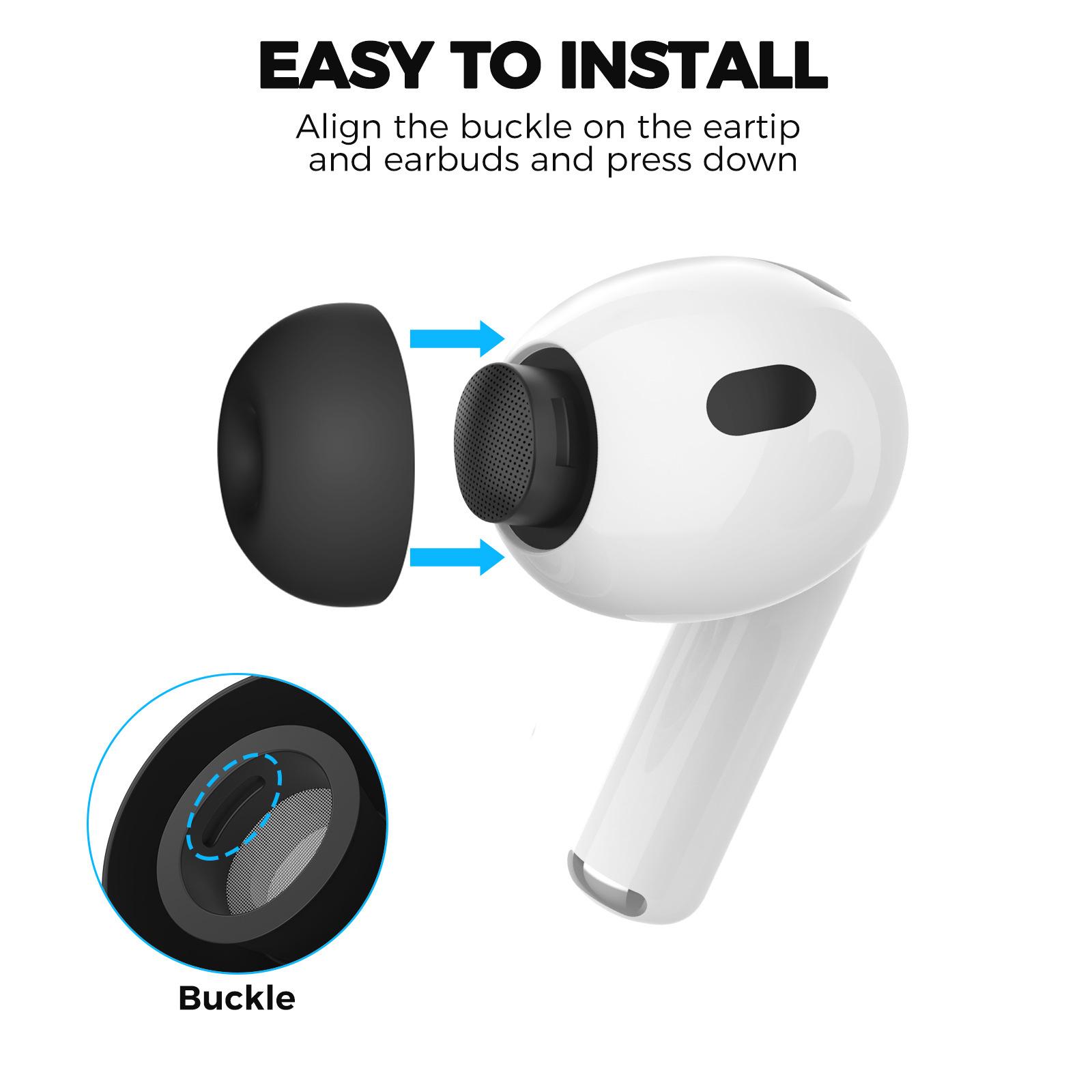Silicone Ear Tip Replacement - لسماعات AirPods Pro 3، علبة XDcase