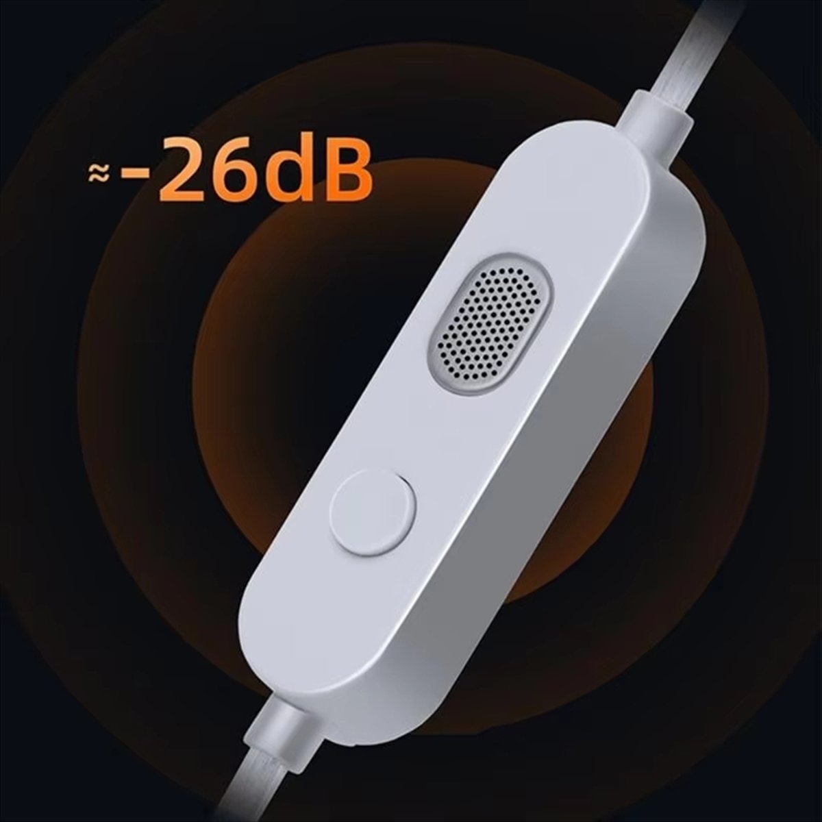 Wired Earphone Mic - كابل سماعات رأس ABAN M2 مزدوج