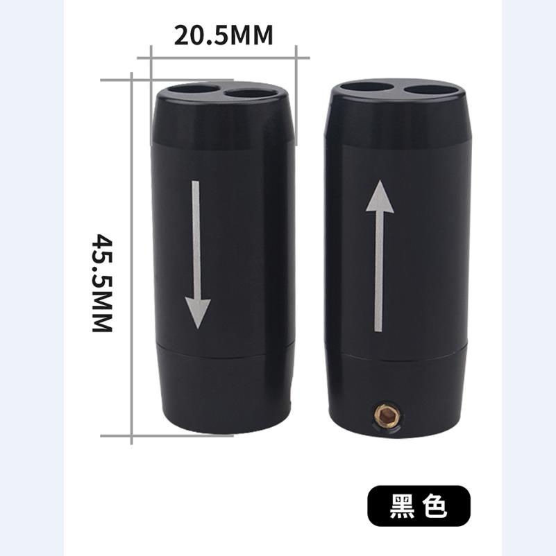 Audio Splitter Y - 4 قطعة HiFi الألومنيوم Y الفاصل