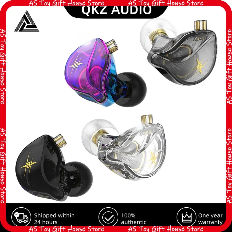 Wired Earphone Mic - سماعات أذن سلكية QKZ ZXT عالية