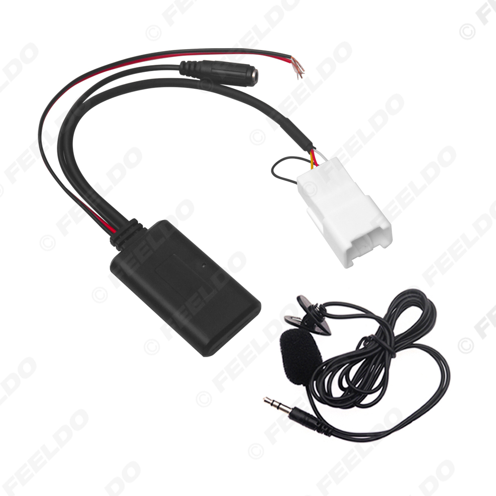 FEELDO 1 قطعة سيارة 5Pin سماعة - مراجعة Bluetooth Adapter Receiver وسعره