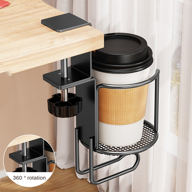 360 °   حامل أكواب دوار 2 في 1 - مراجعة Headphone Stand Desk وسعره