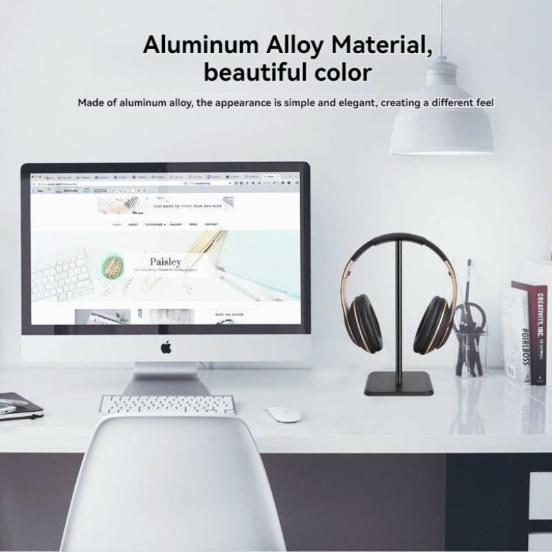 حامل سماعة الرأس العالمي رف تو - مراجعة Headphone Stand Desk وسعره
