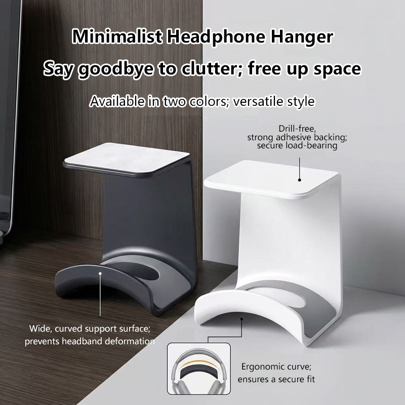 حامل سماعات رأس عالمي لاصق من  - مراجعة Headphone Stand Desk وسعره