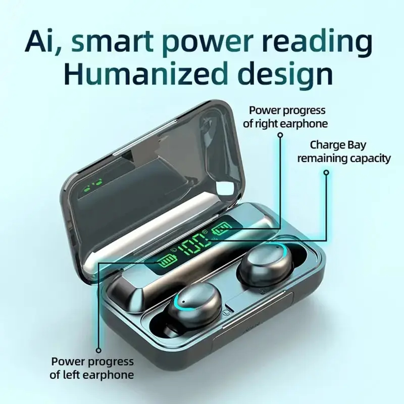 سماعات لينوفو F9 اللاسلكية بتق - مراجعة Earbuds Charging Case وسعره