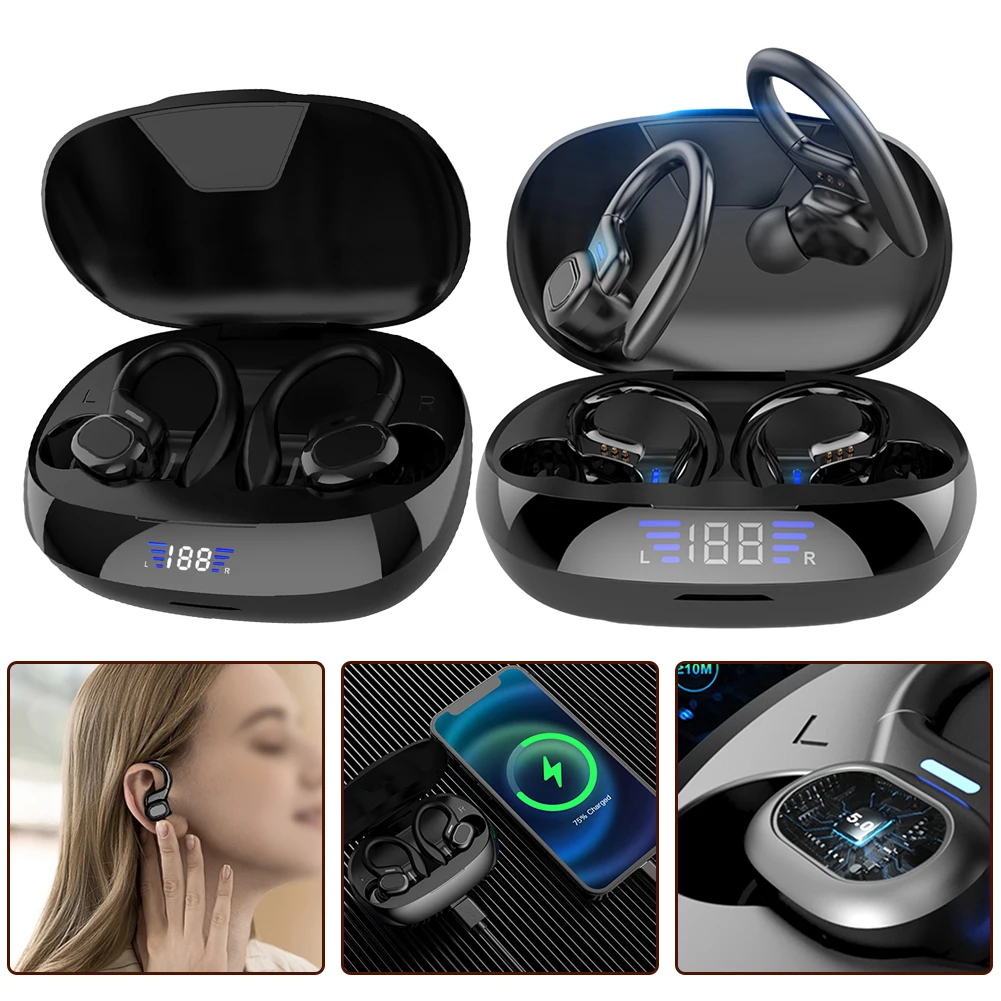 سماعات بلوتوث VV2 TWS مع ميكرو - مراجعة Sports Earphone Hook وسعره
