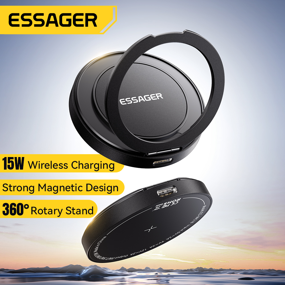 Essager شاحن لاسلكي مغناطيسي 1 - مراجعة Usb C Earphone وسعره