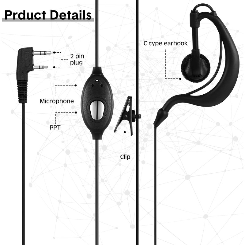 10 قطع سماعة أذن لاسلكية مع مي - مراجعة Wired Earphone Mic وسعره