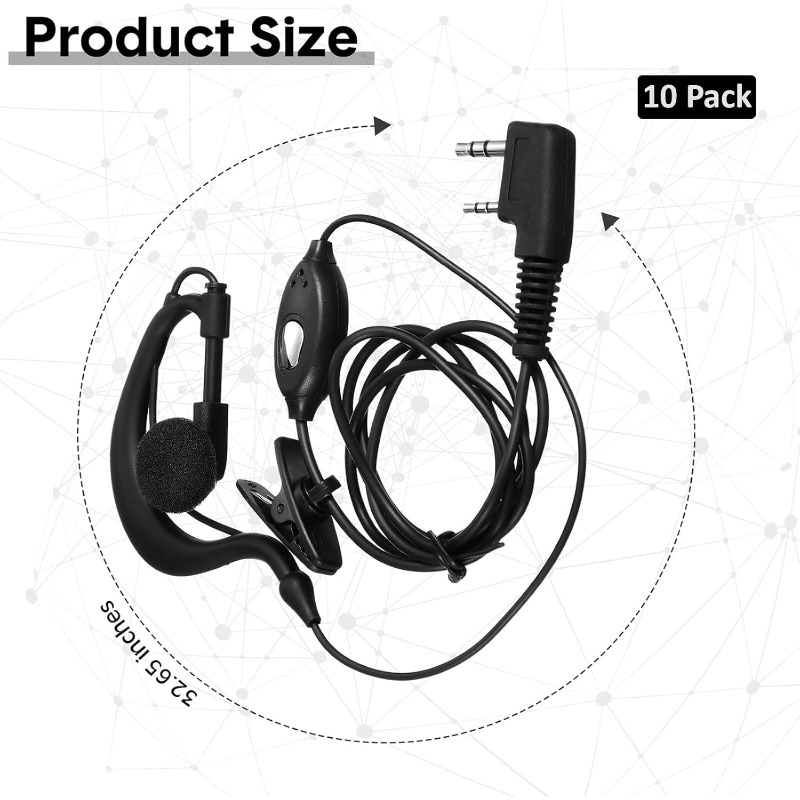 10 قطع سماعة أذن لاسلكية مع مي - مراجعة Wired Earphone Mic وسعره