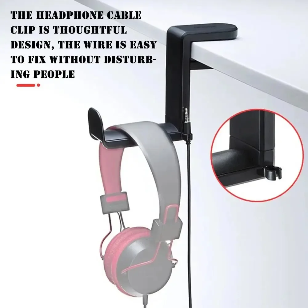 360 °   حامل سماعات رأس دوار ق - مراجعة Headphone Stand Desk وسعره