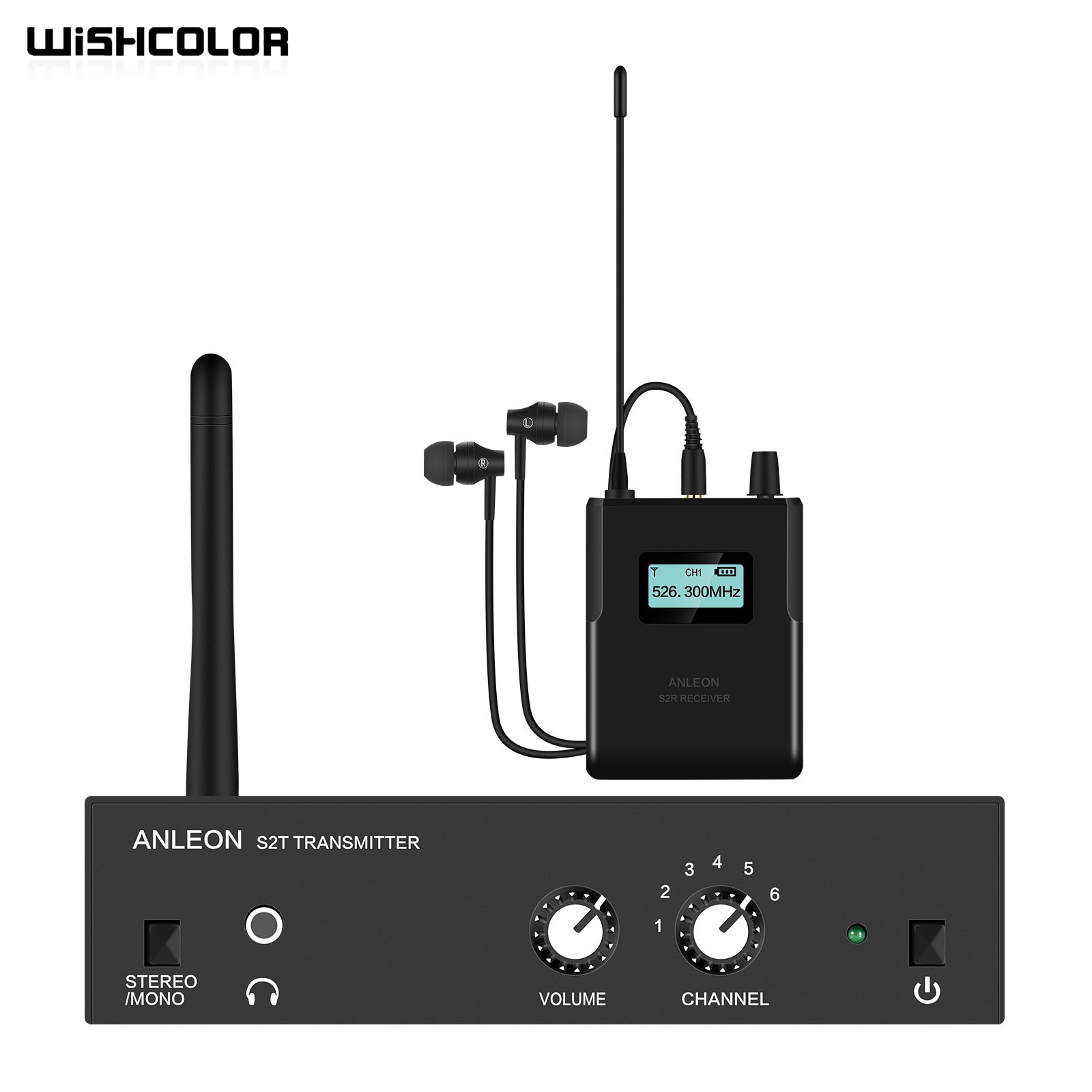 Wishcolor ANLEON S2 526-535MHz - مراجعة In Ear Monitor Iem وسعره