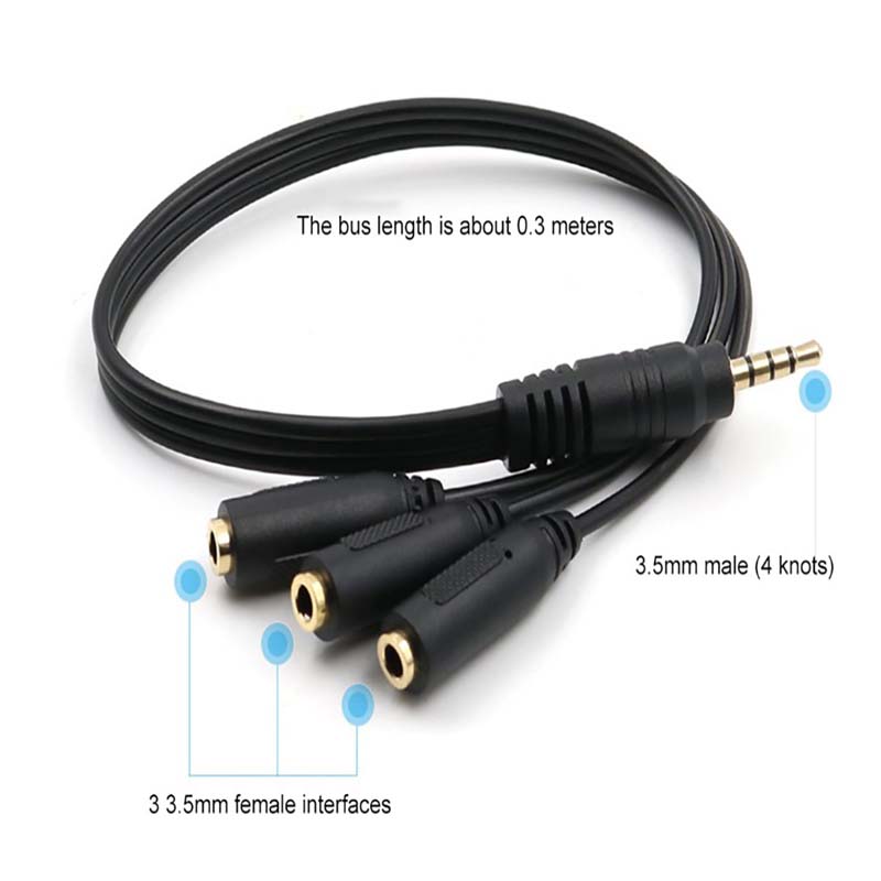 محول صوت متعدد المنافذ 3.5 ملم - مراجعة Earphone Splitter Jack وسعره