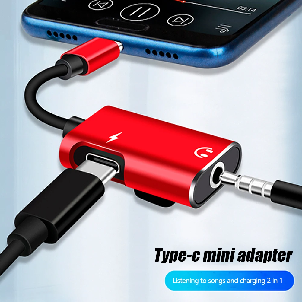 محول من نوع C إلى جاك 3.5 ملم  - مراجعة Earphone Splitter Jack وسعره
