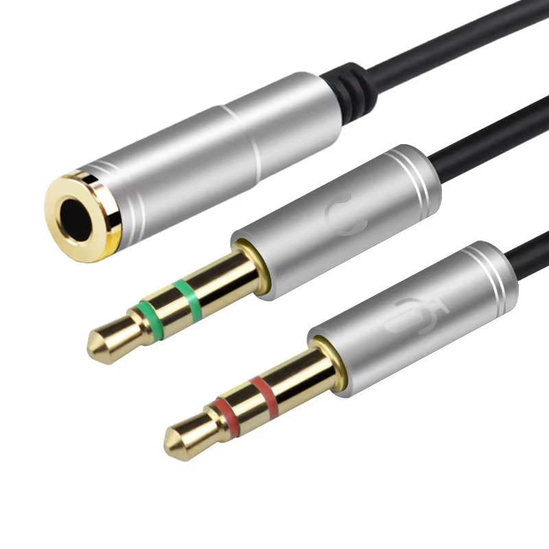 كابل محول Y من NNBILI بمقبس صغ - مراجعة Earphone Splitter Jack وسعره