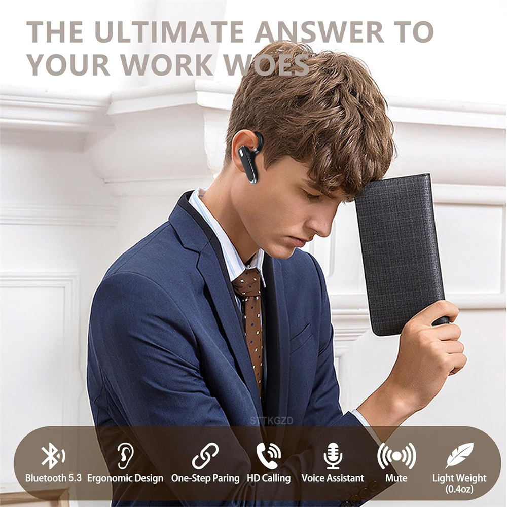 سماعات بلوتوث لاسلكية مع ميكرو - مراجعة Bluetooth Headset On Ear وسعره