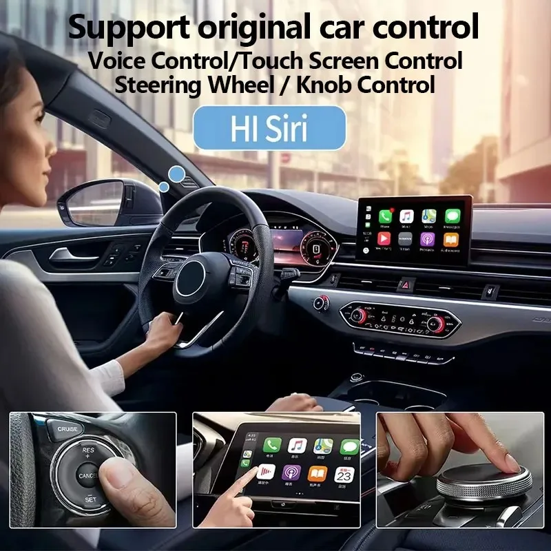 محول لاسلكي ذكي CarPlay لاسلكي - مراجعة Bluetooth Adapter Receiver وسعره