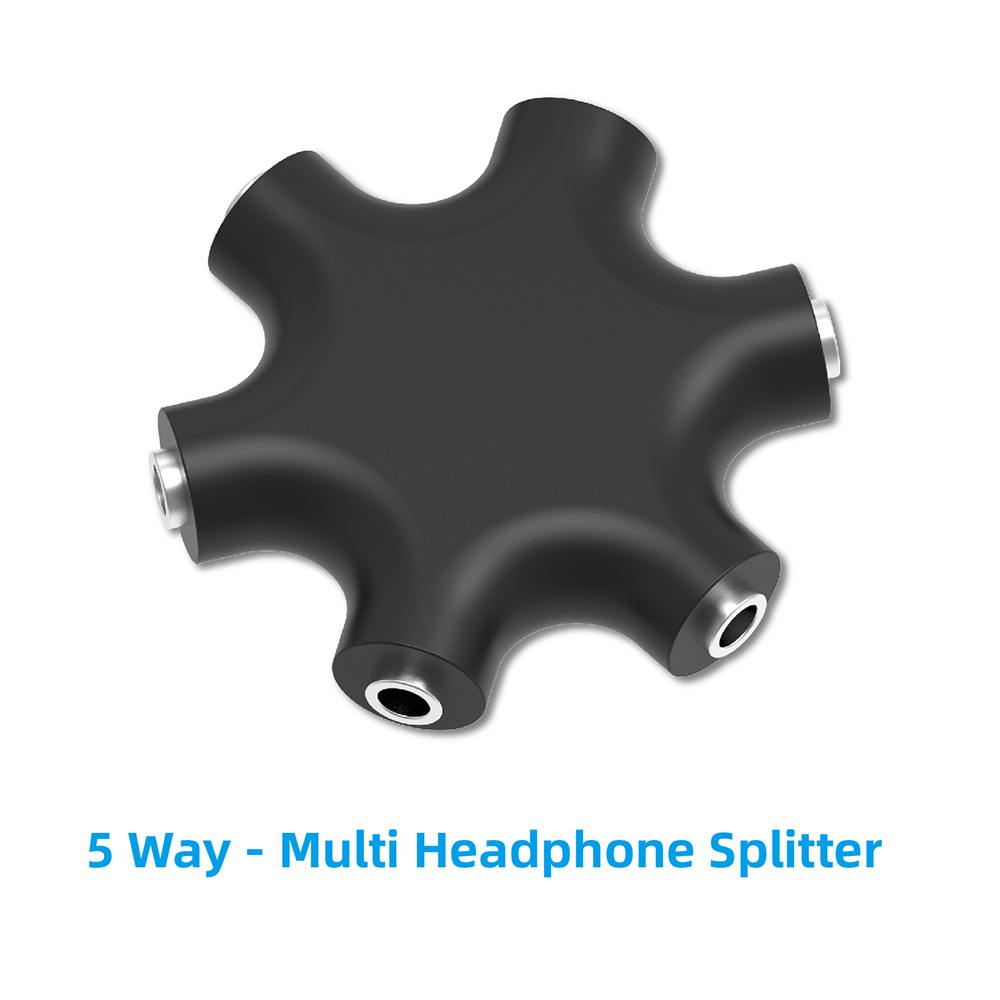 محول سماعات أذن بمقبس 3.5 ملم، - مراجعة Earphone Splitter Jack وسعره