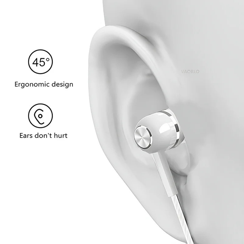 سماعات أذن سلكية 3.5 ملم مع مي - مراجعة Wired Earphone Mic وسعره