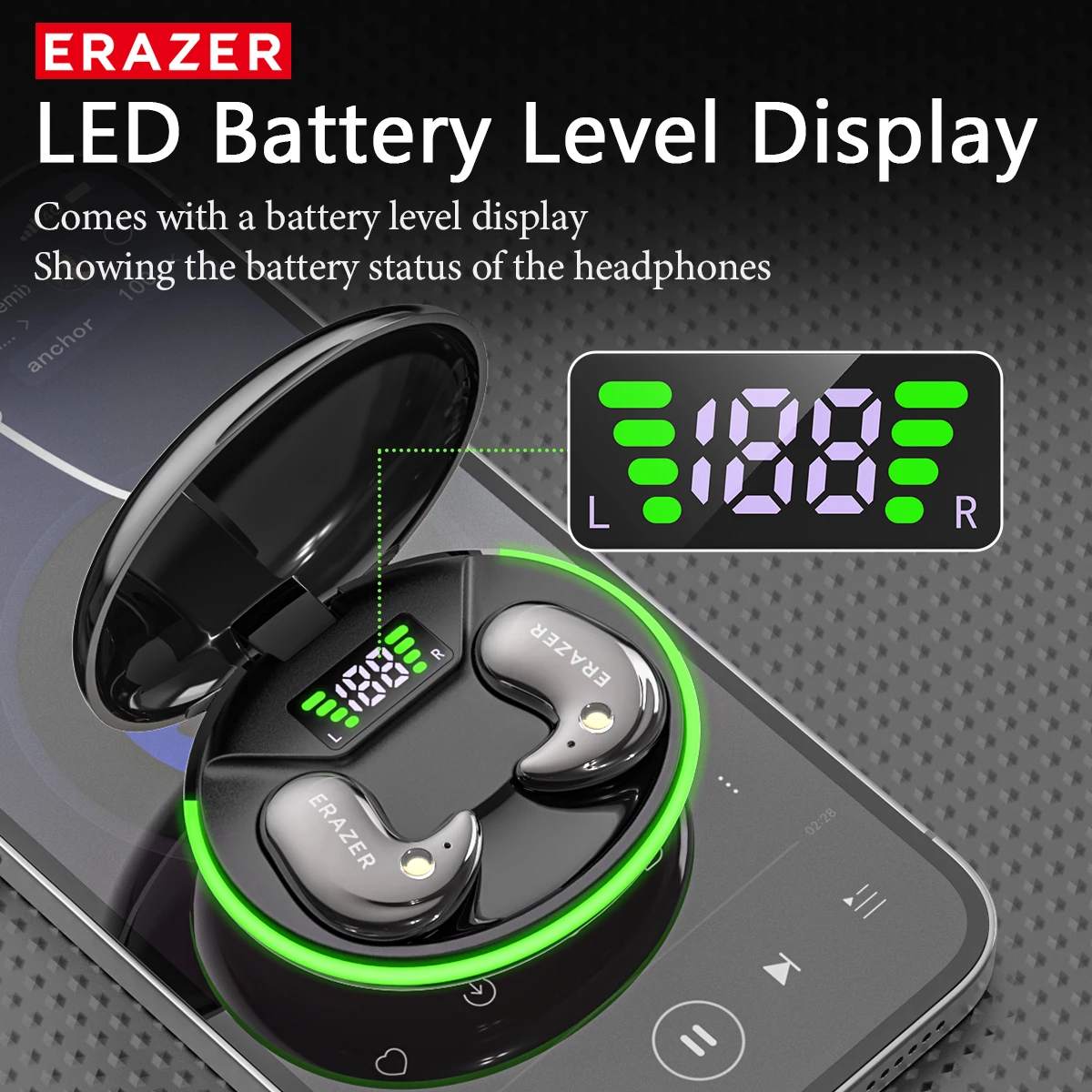 سماعات أذن بلوتوث EARZER XF58  - مراجعة Wireless Earbuds Tws وسعره