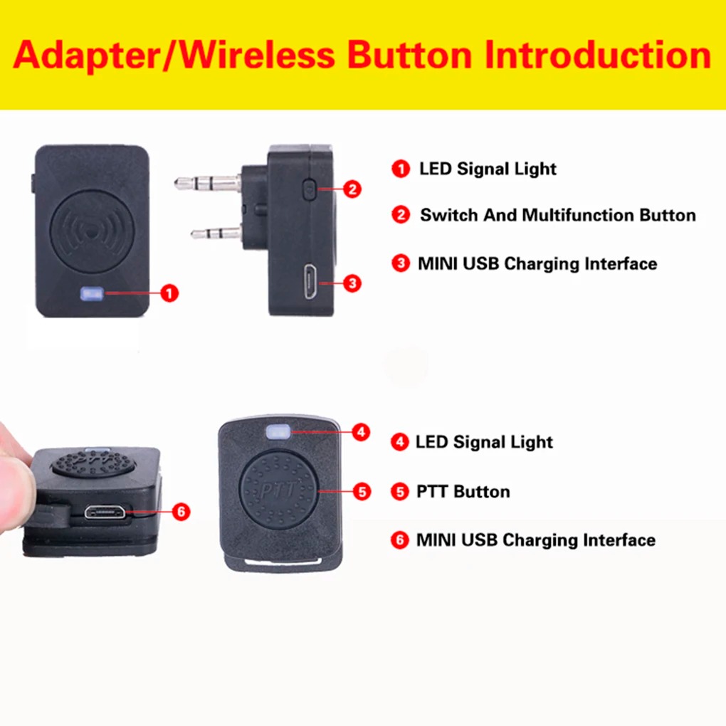 سماعة Baofeng Walkie اللاسلكية - مراجعة Bluetooth Headset On Ear وسعره