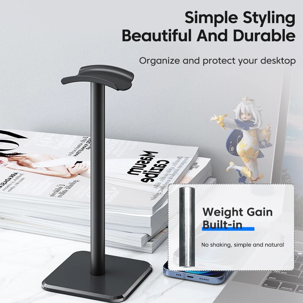 حامل سماعة الرأس العالمي من سب - مراجعة Headphone Stand Desk وسعره