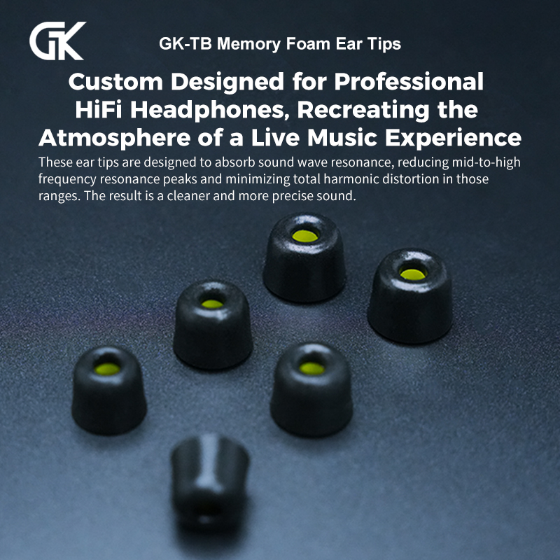 GK-TB 3Pair (6 قطع) وسادات أذن - مراجعة Earphone Foam Tip وسعره