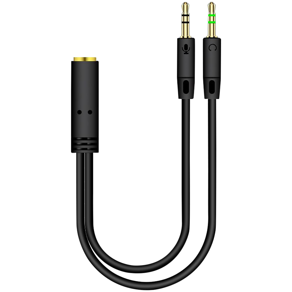 3.5 مللي متر جاك 2 ذكر إلى 1 أ - مراجعة Earphone Splitter Jack وسعره