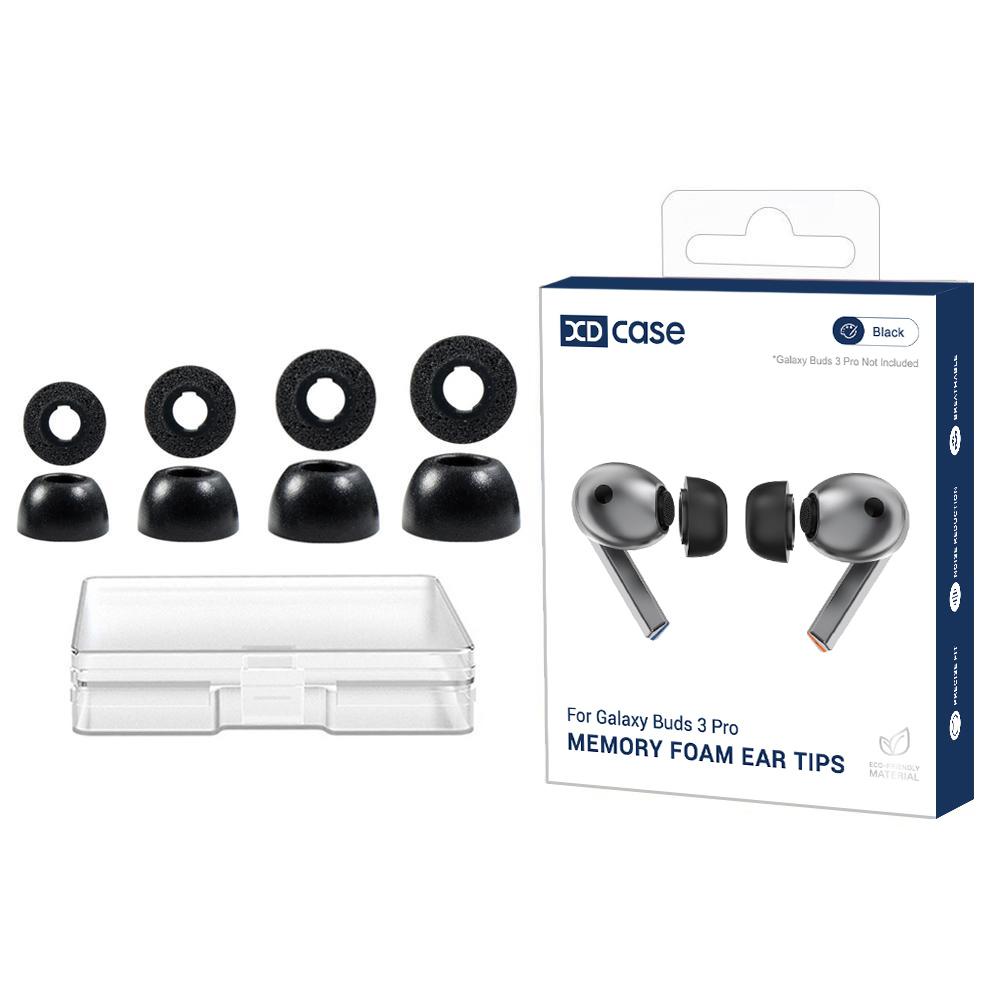 XDcase 4 أزواج من أغطية الأذن  - مراجعة Earphone Foam Tip وسعره
