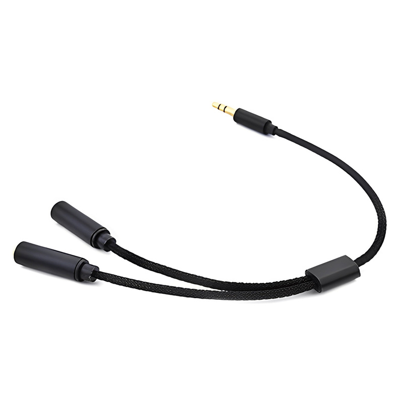 جهاز تقسيم صوت Y-Jack لسماعات  - مراجعة Earphone Splitter Jack وسعره